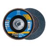 Pferd 5" x 5/8-11 Thd. POLIFAN® Flap Disc - Z PSF EXTRA STEELOX, Zirconia, 60 Grit, Conical 60663